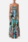 Camilla LONG DRESS WITH JERSEY BODICE