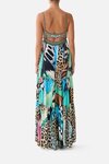 Camilla LONG DRESS WITH JERSEY BODICE
