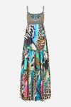 Camilla LONG DRESS WITH JERSEY BODICE