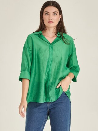 Sills MILLIE EMERALD Blouse-tops-Diahann Boutique