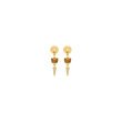 Talis Chains DAGGER HUGGIE Earrings-Tigers Eye
