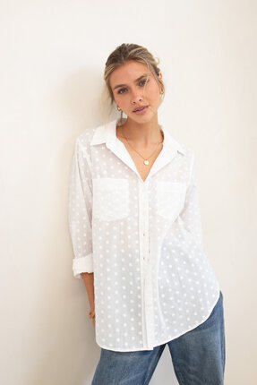 Hut BOYFRIEND Shirt- Such a Sweetie-tops-Diahann Boutique