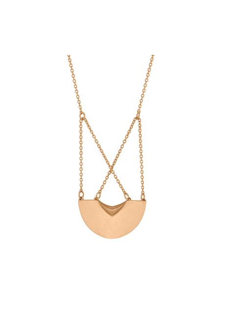 Linda Tahija Three Moons Necklace